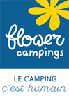 Camping Tremolat logo flower